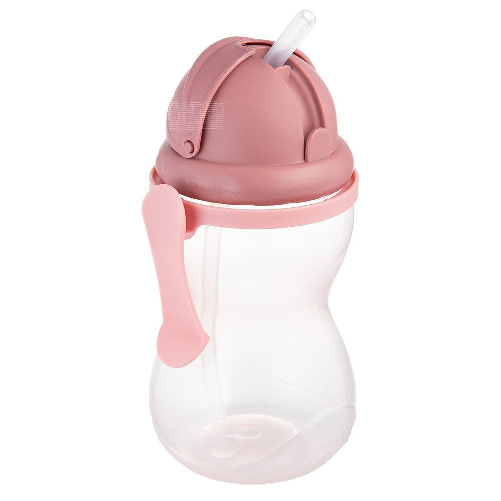 Sport Cup con Cannuccia in Silicone Flip-Top 370 ml Rosa