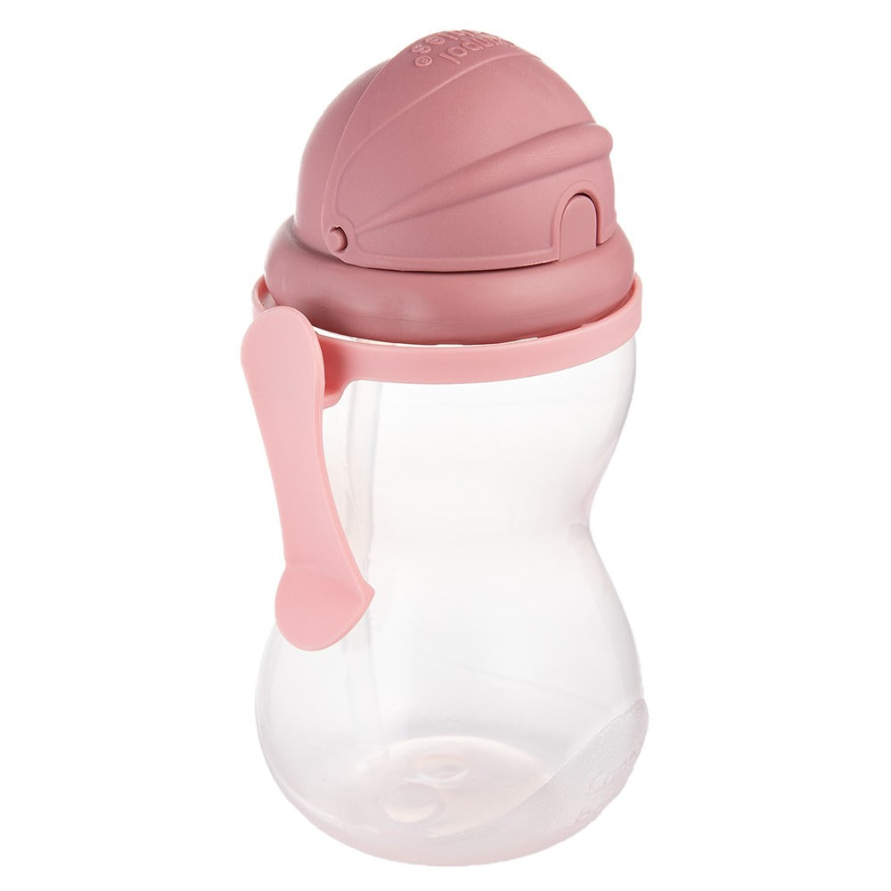 Sport Cup con Cannuccia in Silicone Flip-Top 370 ml Rosa