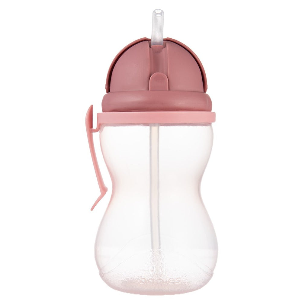 Sport Cup con Cannuccia in Silicone Flip-Top 370 ml Rosa