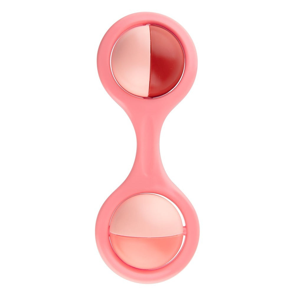 Sonaglio con Elementi Rotanti Barbell Rosa