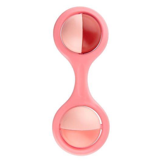 Sonaglio con Elementi Rotanti Barbell Rosa