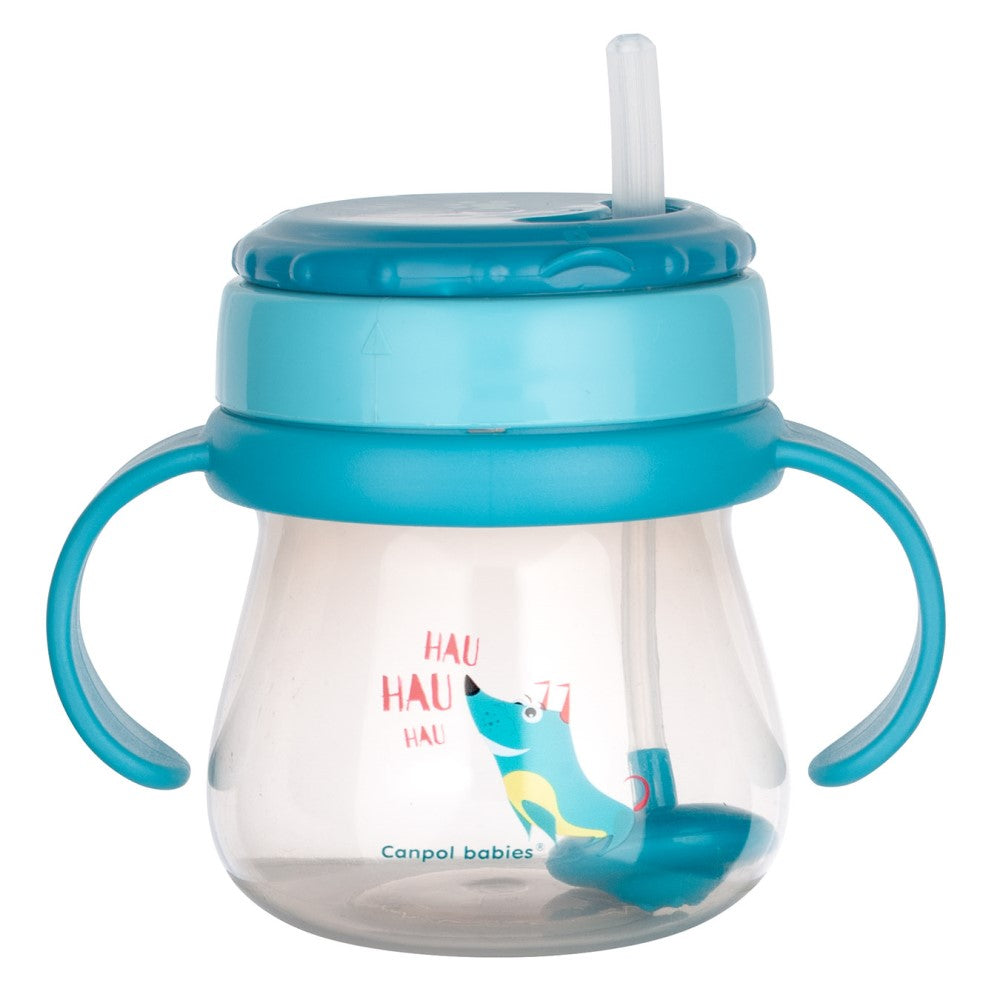 Tazza Innovativa con Cannuccia Flip-top 250 ml