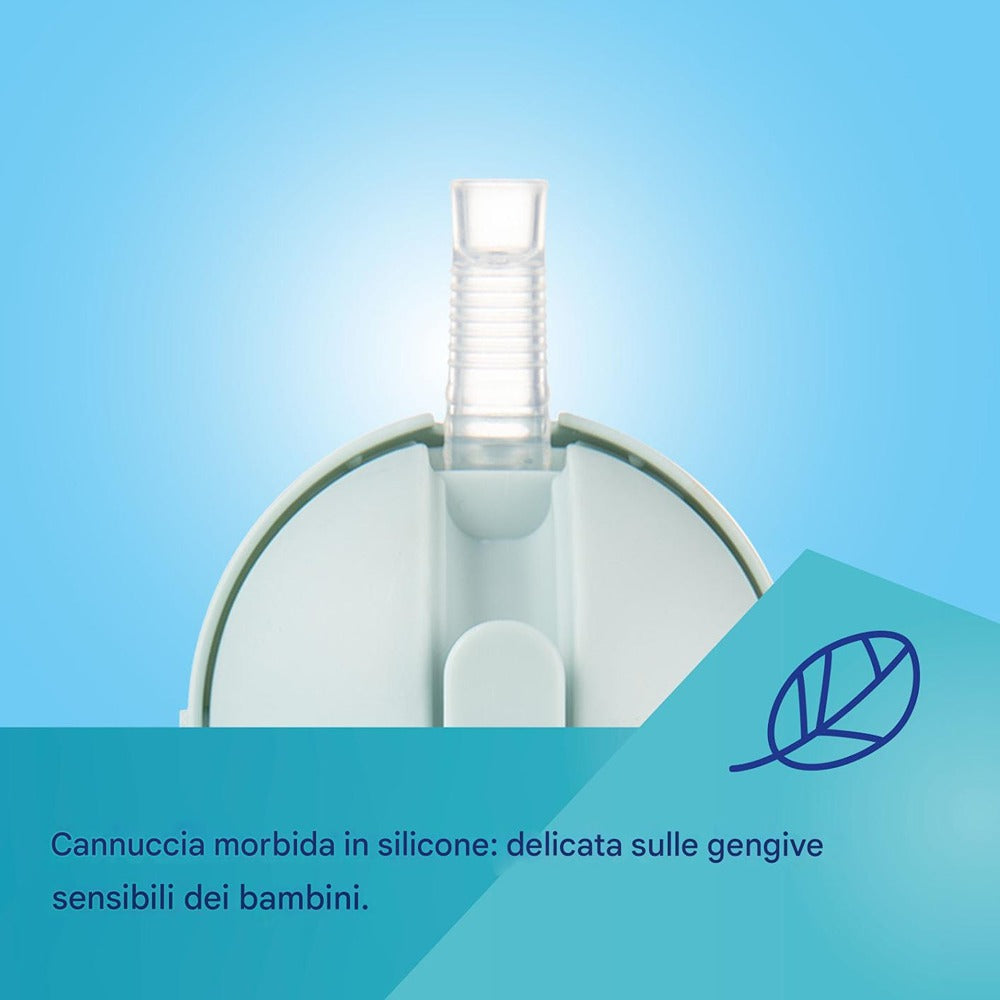 Tazza Antigoccia con Cannuccia Appesantita 270 ml Crema