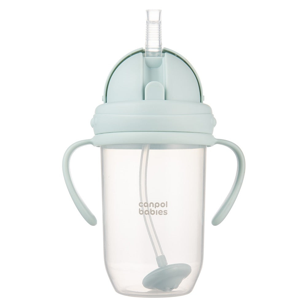 Tazza Antigoccia con Cannuccia Appesantita 270 ml Verde