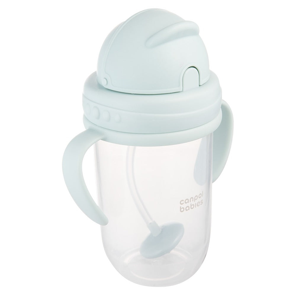 Tazza Antigoccia con Cannuccia Appesantita 270 ml Verde