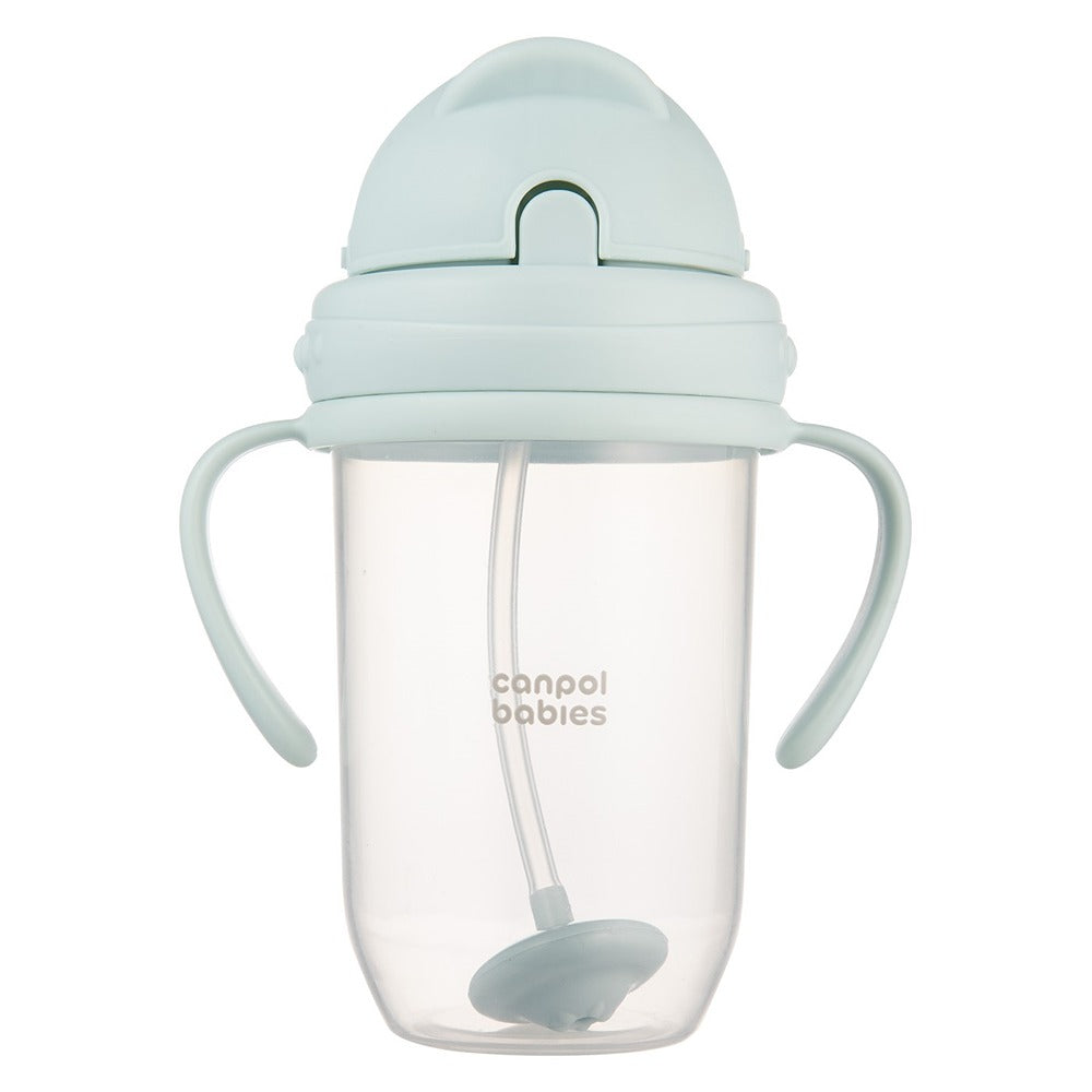 Tazza Antigoccia con Cannuccia Appesantita 270 ml Verde