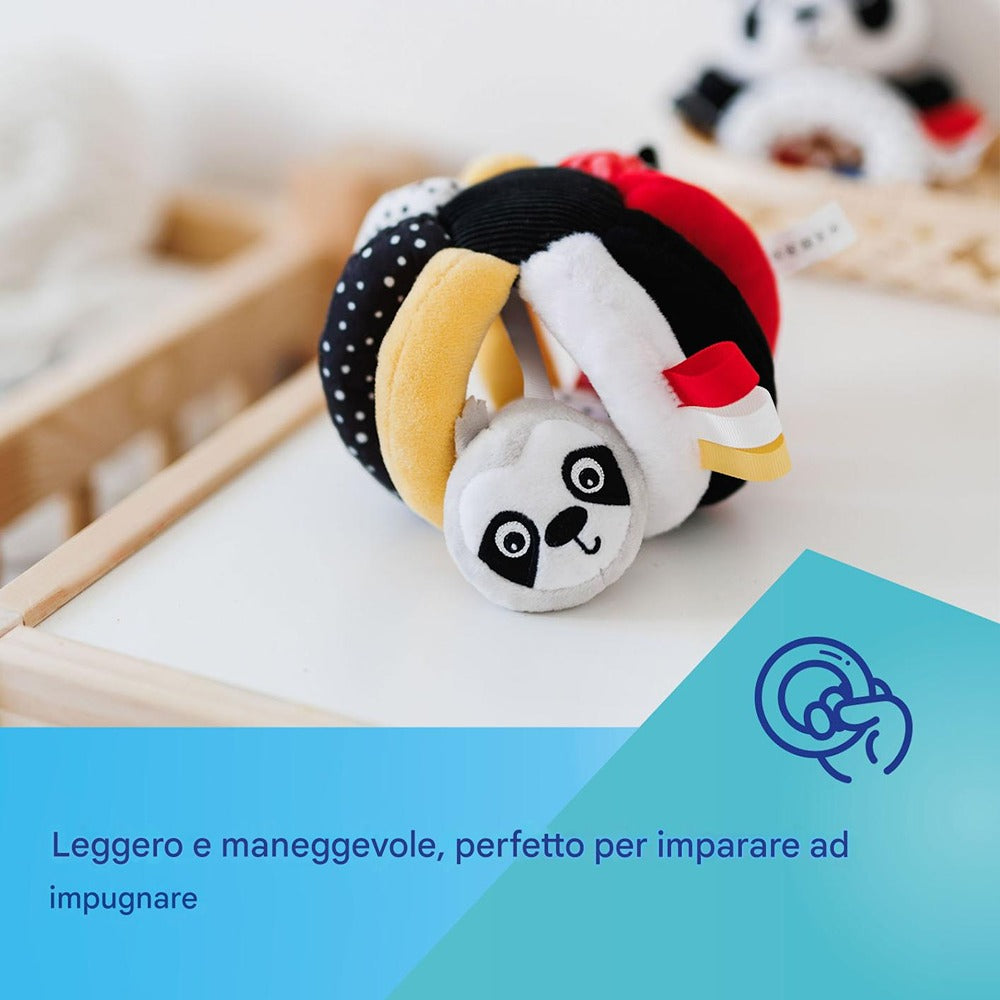 Palla Sensoriale con Sonaglio E Squeaker BabiesBoo