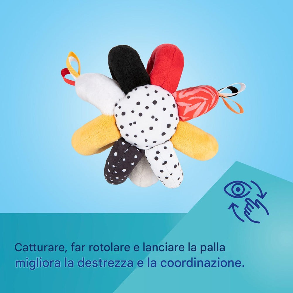 Palla Sensoriale con Sonaglio E Squeaker BabiesBoo
