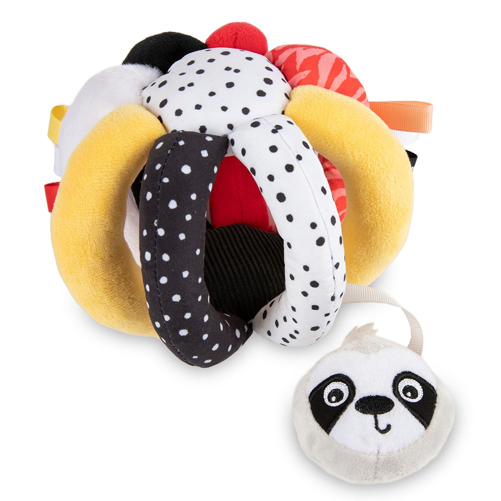 Palla Sensoriale con Sonaglio E Squeaker BabiesBoo