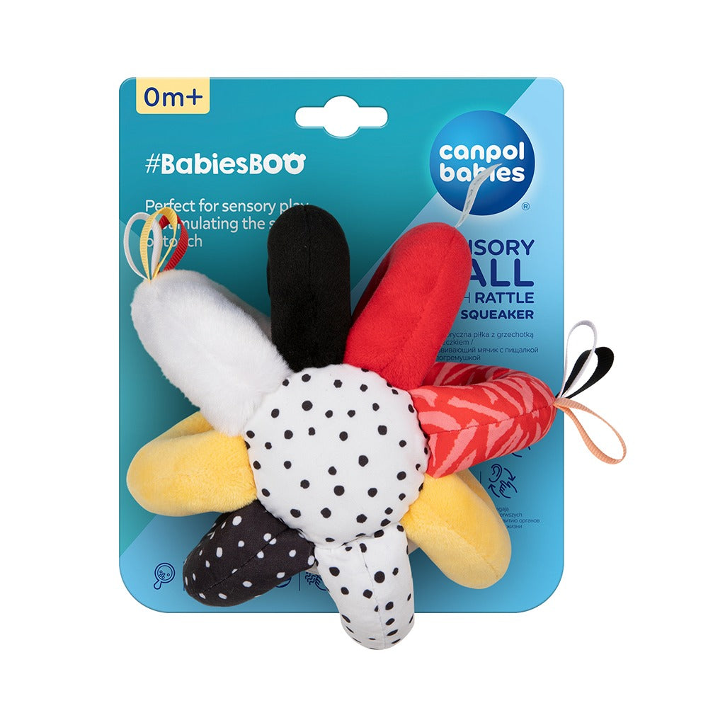 Palla Sensoriale con Sonaglio E Squeaker BabiesBoo
