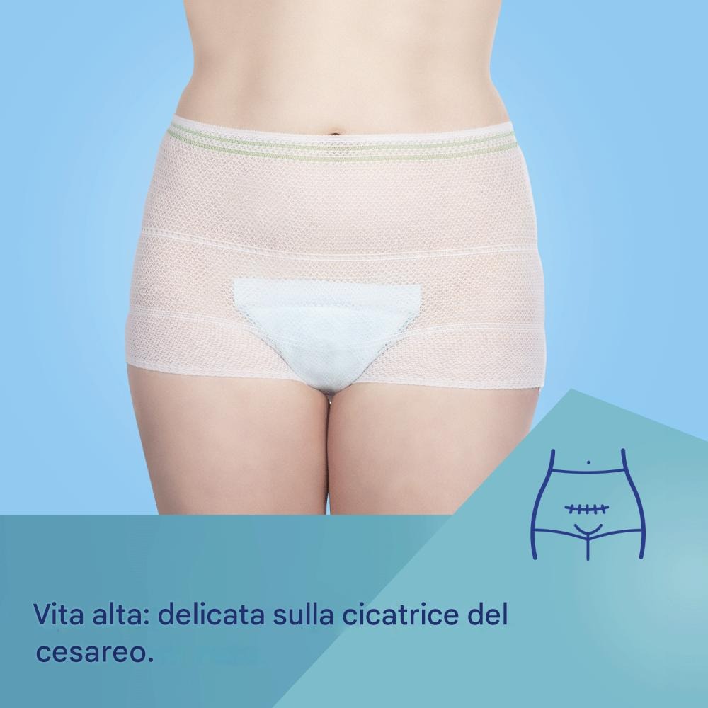 Slip Premaman in Rete Multiuso 2 Pezzi Taglia L/XL