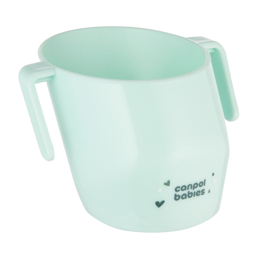 Tazza Intelligente con Manici per Insegnare ai Bambini a Bere Turchese