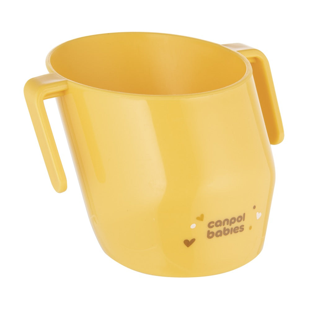 Tazza Intelligente con Manici per Insegnare ai Bambini a Bere Gialla