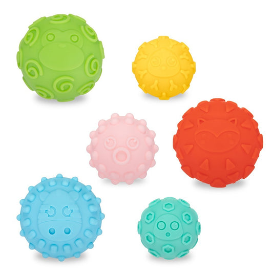 Palline Sensoriali Morbide 6 pezzi