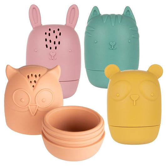 Set di Giocattoli da Bagno in Silicone Intrecciato