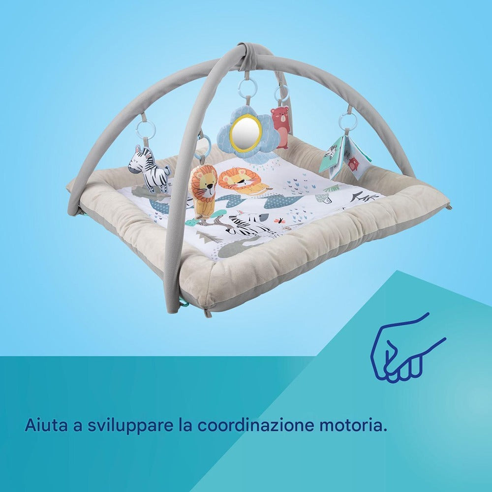 Tappetino da Gioco Educativo con Archi Safari