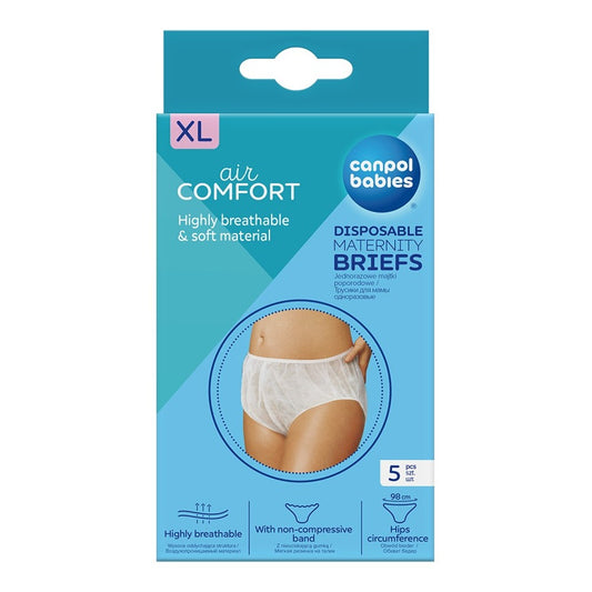 Slip Monouso per Maternità 5 pezzi XL