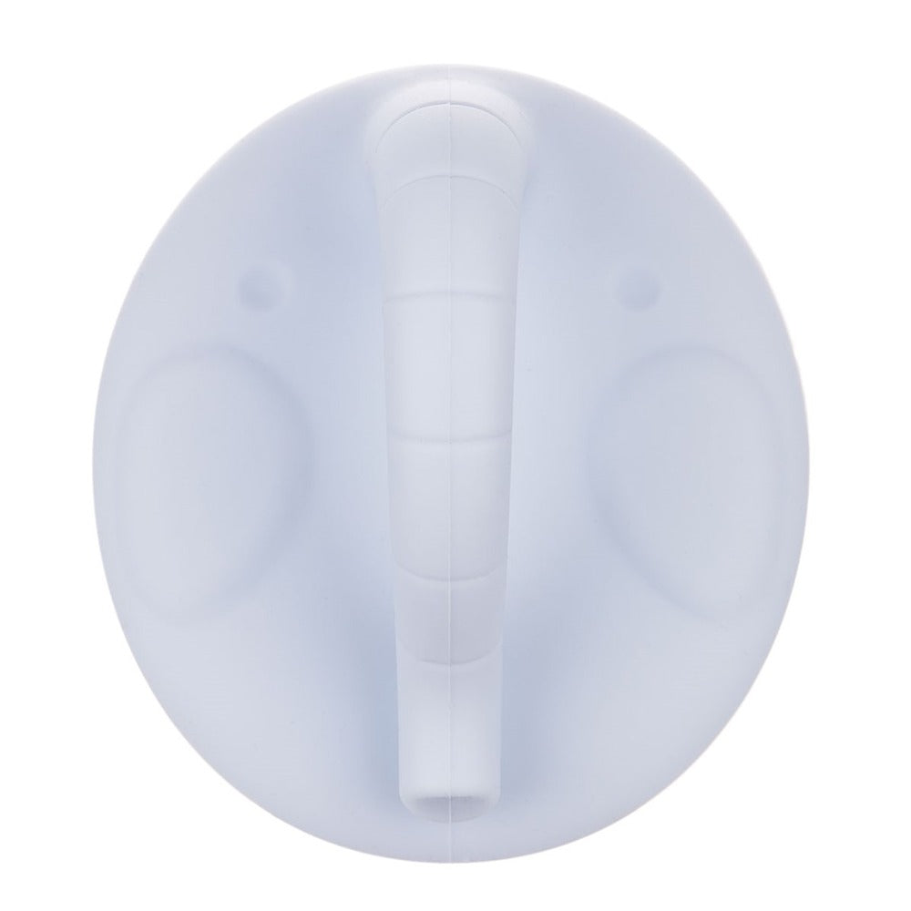 Brosse de bain en silicone bleue
