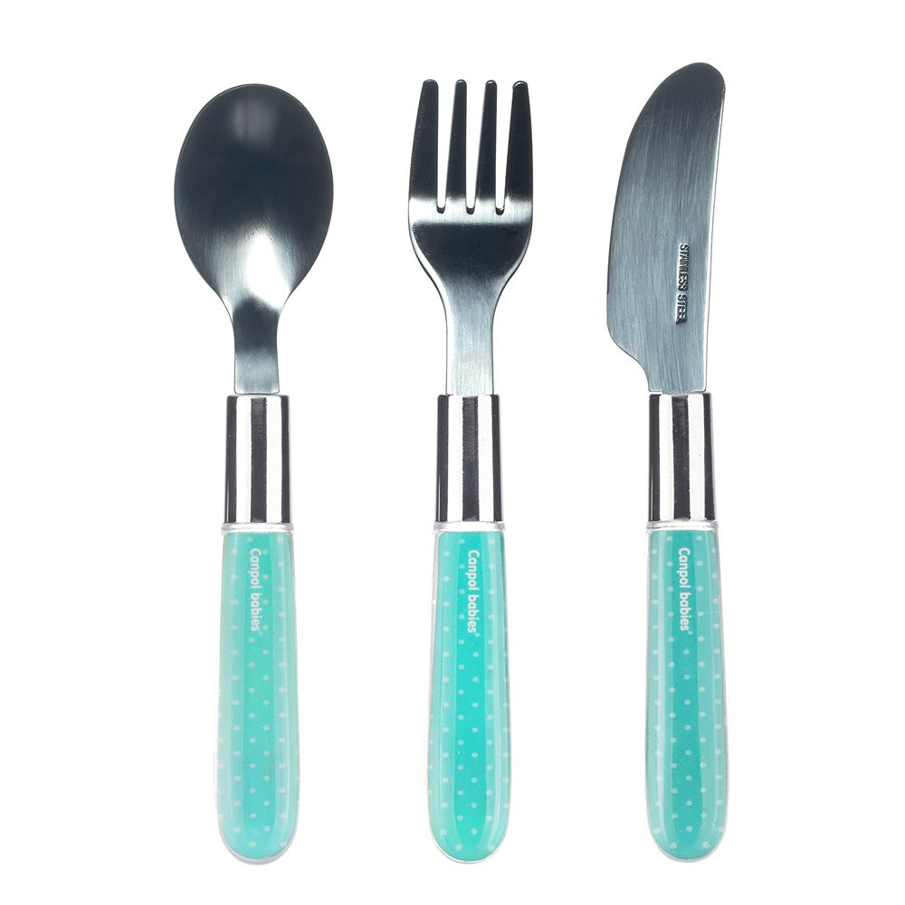 Set di Posate in Acciaio Inossidabile Blu