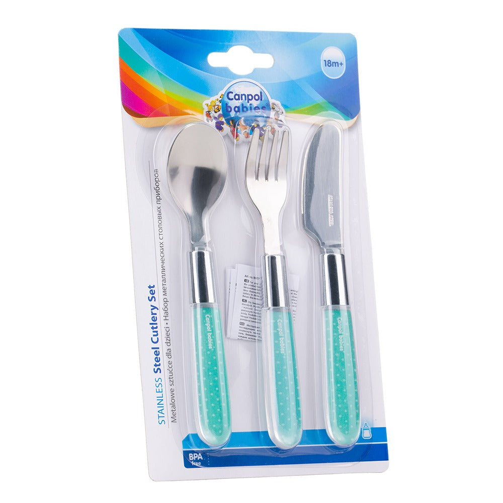 Set di Posate in Acciaio Inossidabile Blu