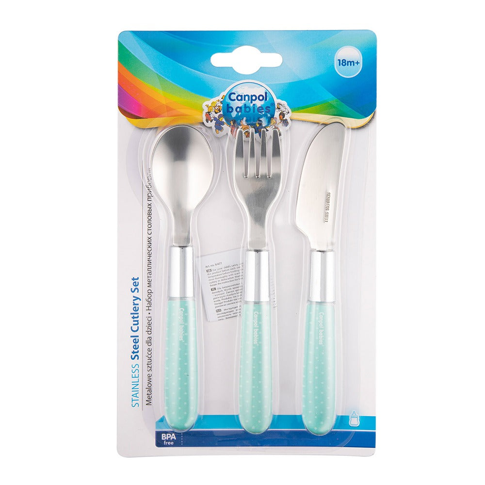 Set di Posate in Acciaio Inossidabile Blu