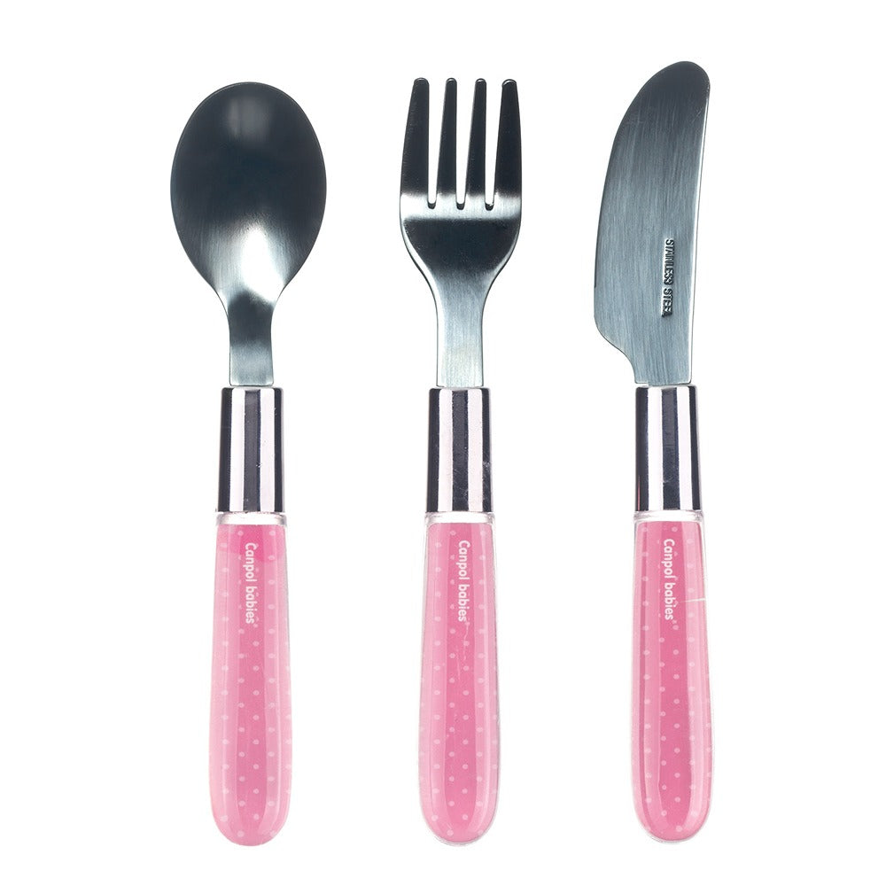 Set di Posate in Acciaio Inossidabile Rosa