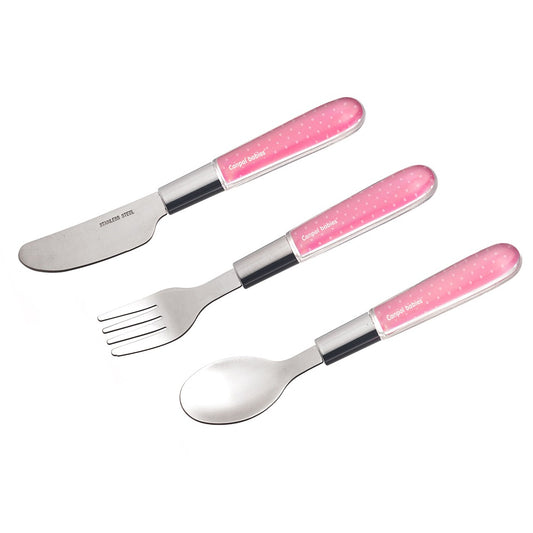 Set di Posate in Acciaio Inossidabile Rosa