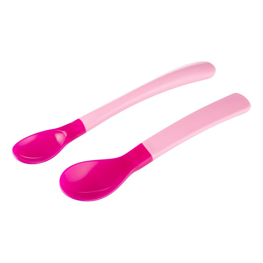 Set di Cucchiai Magici che Cambiano Colore 2 Pezzi Rosa