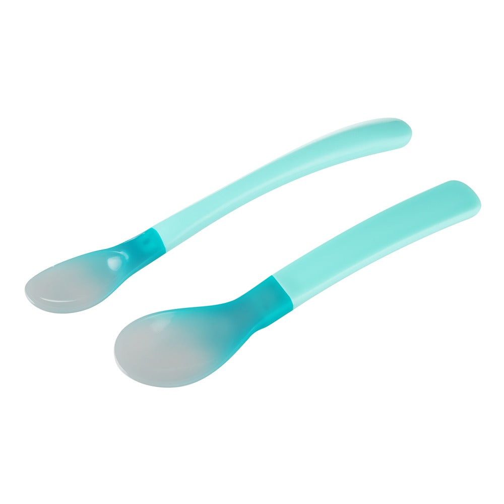 Set di Cucchiai Magici che Cambiano Colore 2 Pezzi Turchese