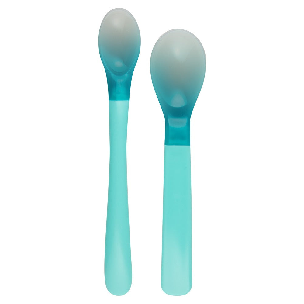 Set di Cucchiai Magici che Cambiano Colore 2 Pezzi Turchese