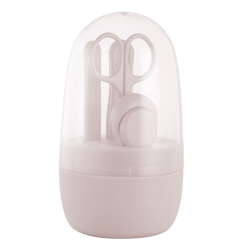 Set de cuidado de uñas rosa para bebés y niños pequeños